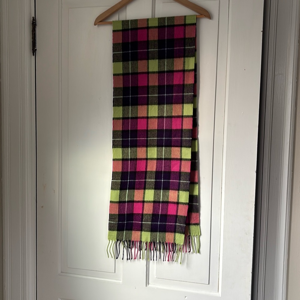 Cashmere Plaid Scarf